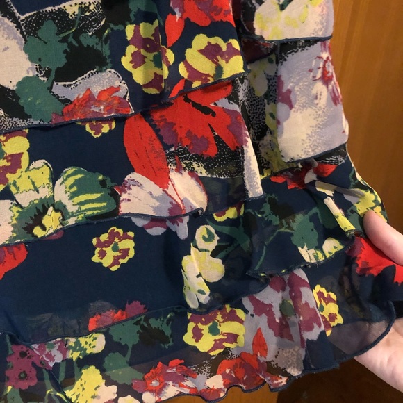 Target Go International 2008 Private Label Collection tiered ruffle dress 1 - Picture 8 of 12